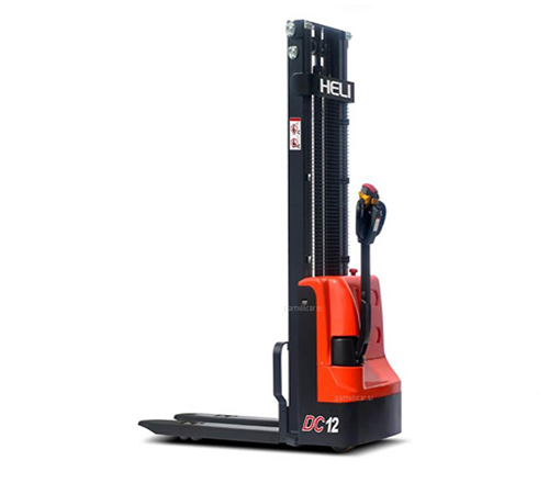 Transpaleta noua electrica cu catarg duplex, model CDD16J